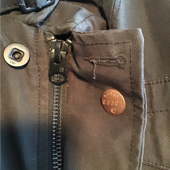 Mens G-Star Raw Denim Bomber Jacket - Picture 5 of 8